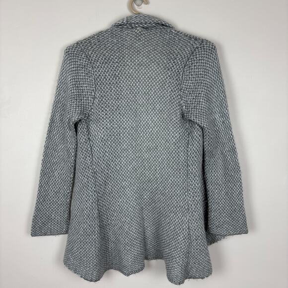 Wooden Ships (Anthropologie) Gray cardigan S/M mohair wool cozy minimalist comfy - Picture 2 of 7
